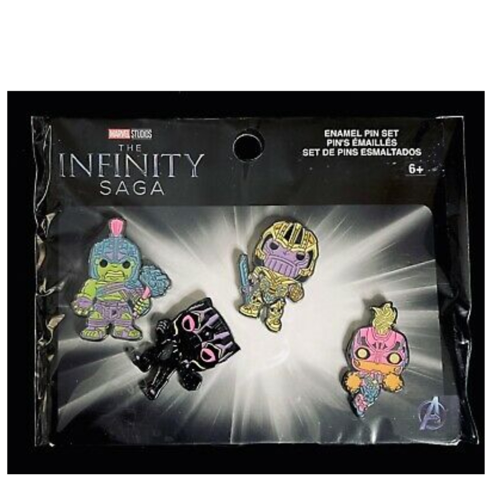 Funko Pop Infinity Saga Enamel Pin Set - Picture 1 of 2